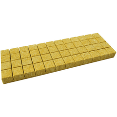 Cultiwool 48 Cell Mini Block Sheets of Cultilene Rockwool without Shrinkwrap - Case of 24