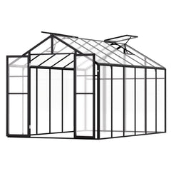 Polycarbonate Greenhouse 8 x 12 Ft Outdoor Walk-in Greenhouse for Garden
