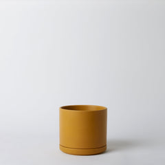 15 Inch - Solid Goods - Ceramic Cylinder with Saucer - SHIPPER