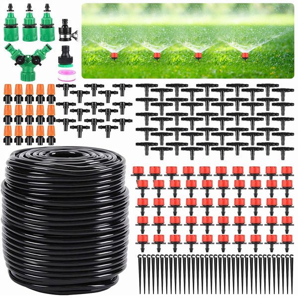 164ft Garden Drip Irrigation Kit – Automatic Micro System