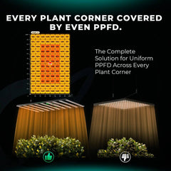 Mars Hydro FC1200W-EVO 1200W Smart Grow System Samsung LM301H LED Grow Light