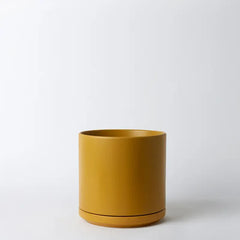15 Inch - Solid Goods - Ceramic Cylinder with Saucer - SHIPPER