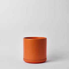 15 Inch - Solid Goods - Ceramic Cylinder with Saucer - SHIPPER