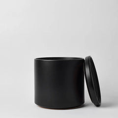 15 Inch - Solid Goods - Ceramic Cylinder with Saucer - SHIPPER