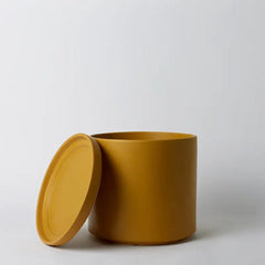 15 Inch - Solid Goods - Ceramic Cylinder with Saucer - SHIPPER