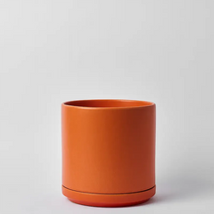 15 Inch - Solid Goods - Ceramic Cylinder with Saucer - SHIPPER