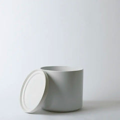 15 Inch - Solid Goods - Ceramic Cylinder with Saucer - SHIPPER