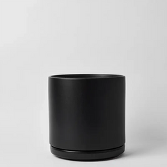 15 Inch - Solid Goods - Ceramic Cylinder with Saucer - SHIPPER