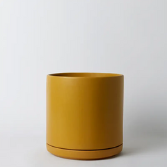 15 Inch - Solid Goods - Ceramic Cylinder with Saucer - SHIPPER