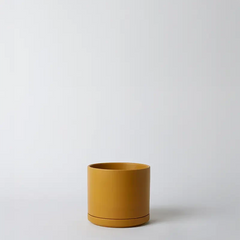 15 Inch - Solid Goods - Ceramic Cylinder with Saucer - SHIPPER