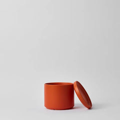 15 Inch - Solid Goods - Ceramic Cylinder with Saucer - SHIPPER