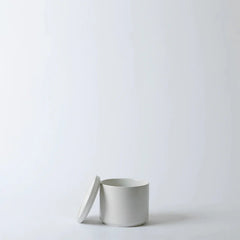 15 Inch - Solid Goods - Ceramic Cylinder with Saucer - SHIPPER