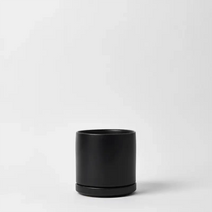 15 Inch - Solid Goods - Ceramic Cylinder with Saucer - SHIPPER