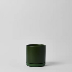 15 Inch - Solid Goods - Ceramic Cylinder with Saucer - SHIPPER