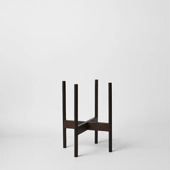 Rounded Hardwood Plant Stand