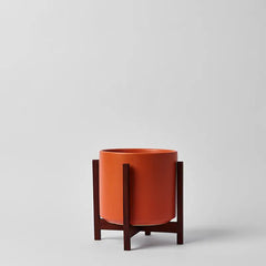 Solid Goods Ceramic Cylinder– With or Without Mahogany Stand