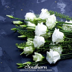 Sapphire White Lisianthus – 25 Seeds