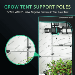 Mars Hydro High CFM Grow Tent Support Pole Kit 5' x 5'