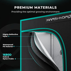Mars Hydro 8' x 8' x 6' 8" (240cm x 240cm x 200cm) Indoor Grow Tent