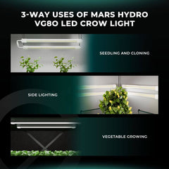 Mars Hydro VG80 80W Seedling LED Grow Light