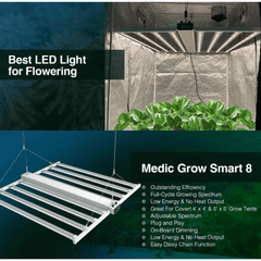 Medic Grow Smart 8 760W Full Spectrum LED Grow Light