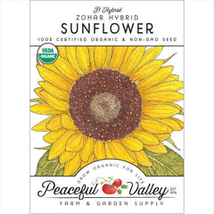 Zohar Hybrid Sunflower Seeds (Organic)
